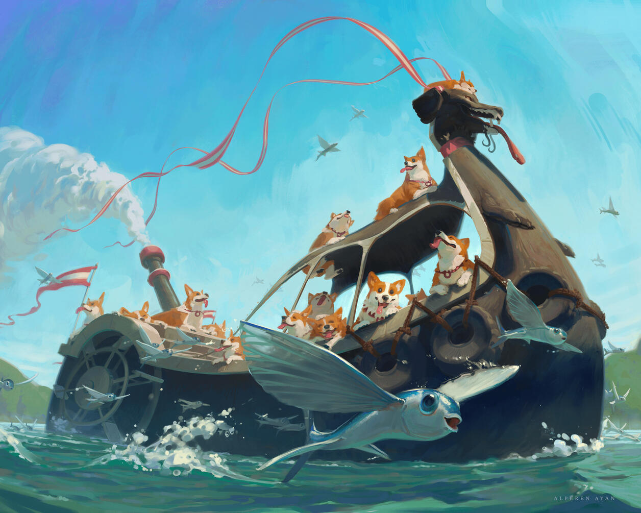 Corgi Cruise! Corgi Cruise!