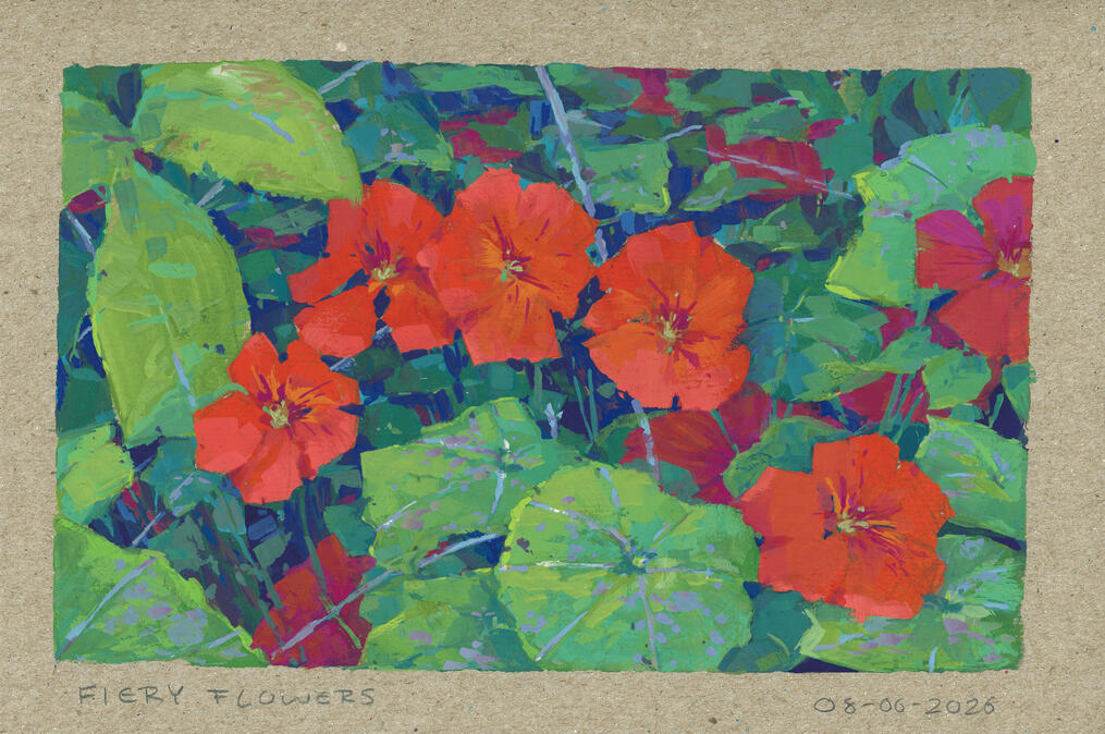 Fiery Flowers