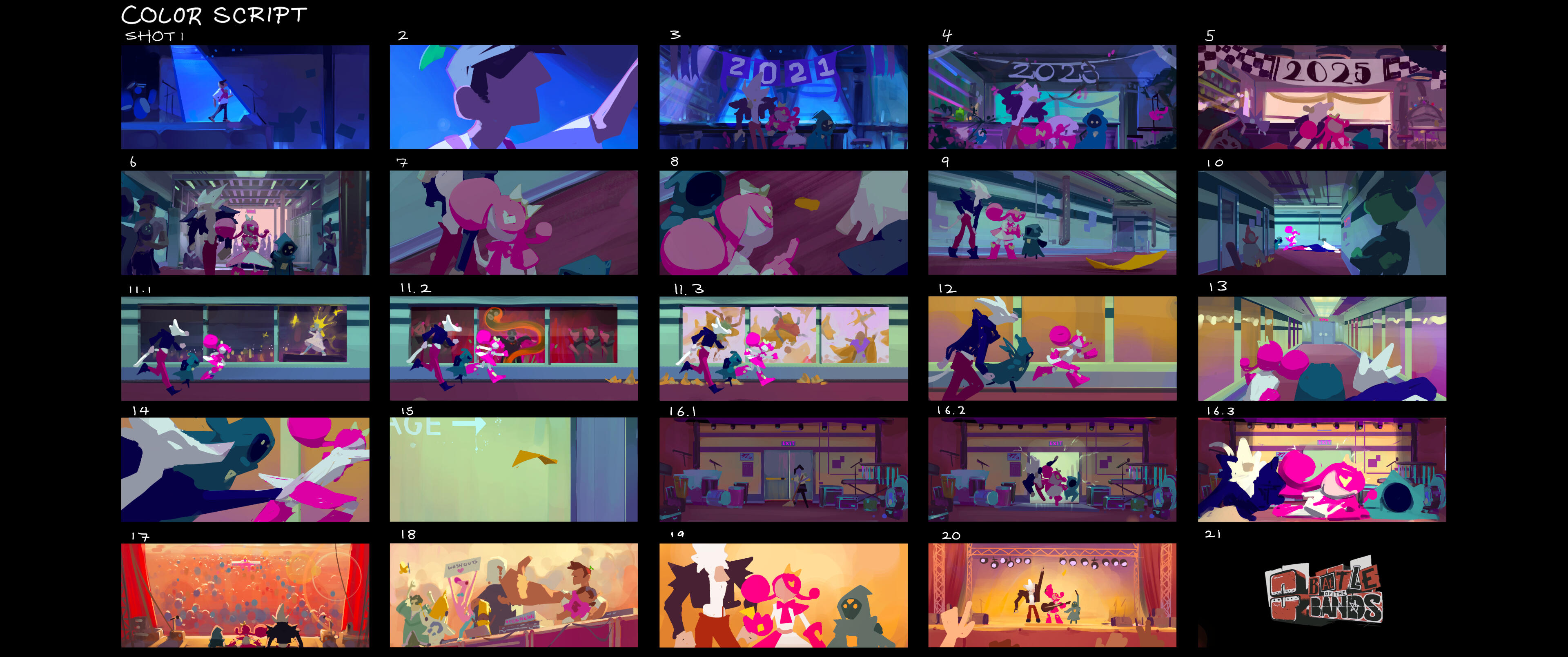 "Band Up!" Colorscript